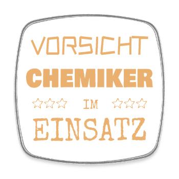 Berufung Chemiker - Viereckiger Kühlschrankmagnet - Weiß - Vorne