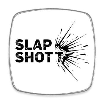 Eishockey Puck Action Schlittschuh Hockey Sport - Square fridge magnet - white - Front