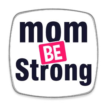 Chemise Forte de Motivation de Maman - Magnet carré - blanc - Devant
