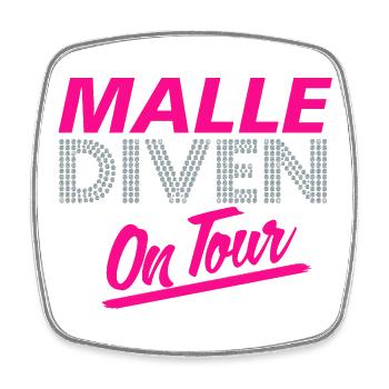 Mallorca, Party, Mädels  - Viereckiger Kühlschrankmagnet - Weiß - Vorne