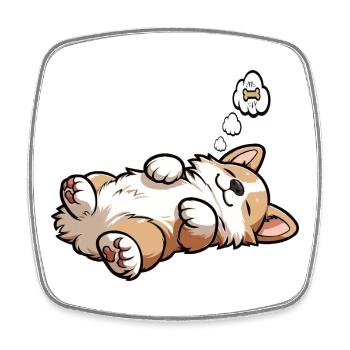 Corgi Corgis Welsh Corgi Corgi Owners Corgis - Square fridge magnet - white - Front