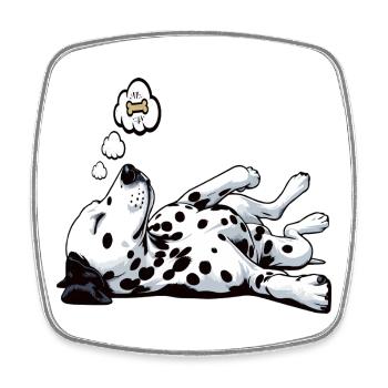 Dalmatians Dalmatian Keepers Dalmatian Owners - Square fridge magnet - white - Front