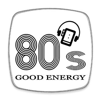 années 80 - Magnet carré - blanc - Devant