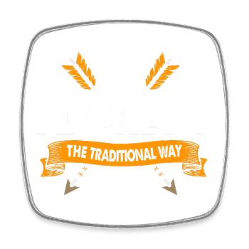 Archery Archery Archer - Square fridge magnet - white - Front