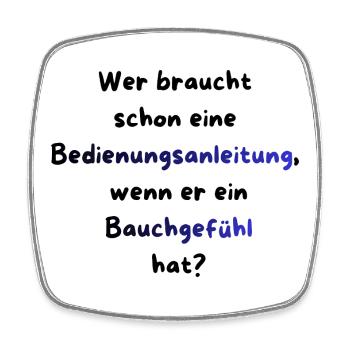 Instandhaltung T-Shirt Lustiges Geschenk Handwerk! - Viereckiger Kühlschrankmagnet - Weiß - Vorne