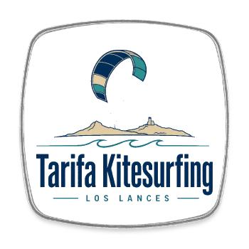 Tarifa Kitesurfing Paragleiter Insel - Viereckiger Kühlschrankmagnet - Weiß - Vorne