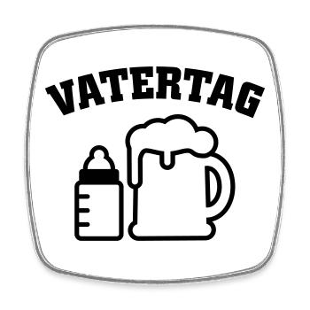 Vatertag - Viereckiger Kühlschrankmagnet - Weiß - Vorne