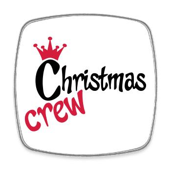 Tolles Design zu Weihnachten - Viereckiger Kühlschrankmagnet - Weiß - Vorne