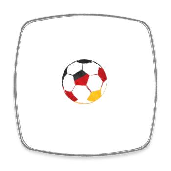Die Deutsche Fußballnationalmannschaft 2024 - Viereckiger Kühlschrankmagnet - Weiß - Vorne