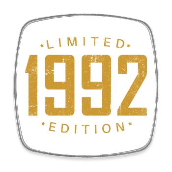 1992 Limited Edition Gold - Square fridge magnet - white - Front