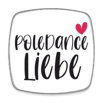 Pole Dance Tänzerin Poledancing Liebe Geschenk - Viereckiger Kühlschrankmagnet - Weiß - Vorne