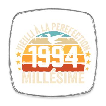 Millésime 1994 Cadeau D’anniversaire Rétro 1994 - Magnet carré - blanc - Devant