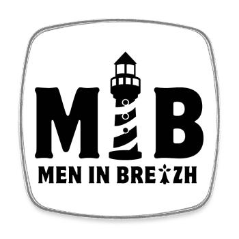 Brittany, Breton, Celtic - Square fridge magnet - white - Front
