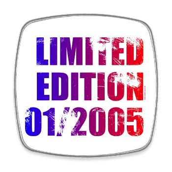 20th Anniversary Limited Edition 01/2005 - Square fridge magnet - white - Front