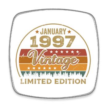 Les légendes sont nées en janvier 1997,Janvier 1997 - Magnet carré - blanc - Devant