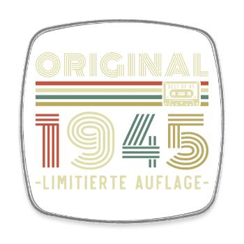 Original 1945 Jahrgang Vintage Geburtstag Retro - Magnet carré - blanc - Devant