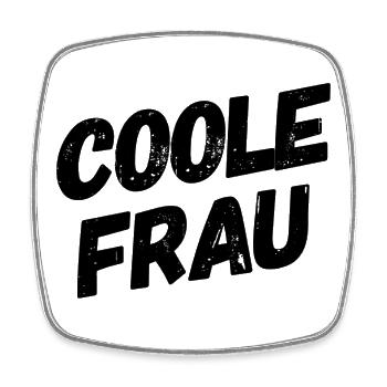 Cool Woman Funny Saying - Square fridge magnet - white - Front