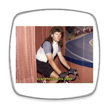 Vintage 1986 Vélo Vélo de route Design - Magnet carré - blanc - Devant
