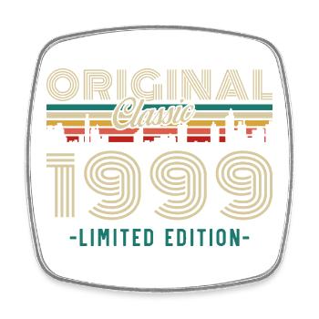 Original 1999 Vintage Rétro Cadeau D'anniversaire - Magnet carré - blanc - Devant