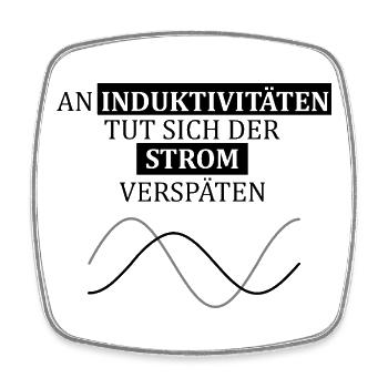 Funny saying for electrical engineers, engineers - Square fridge magnet - white - Front