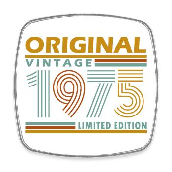 Original Vintage 1975 Edition Limitée - Magnet carré - blanc - Devant