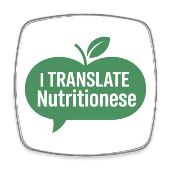 Diététicien(ne) Communication en nutrition - Magnet carré - blanc - Devant