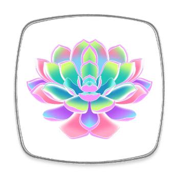 Plant Cactus Cacti - Square fridge magnet - white - Front
