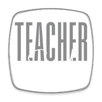 Journée d’appréciation des classes de l’équipe des enseignants - Magnet carré - blanc - Devant