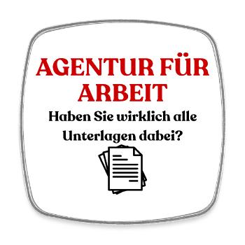Agence pour la conception de l’emploi - Magnet carré - blanc - Devant