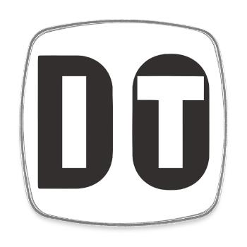 Do It Don't Quit Dark - Square fridge magnet - white - Front