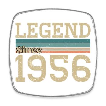 Legend since 1956 Anniversary 1956 Vintage - Square fridge magnet - white - Front