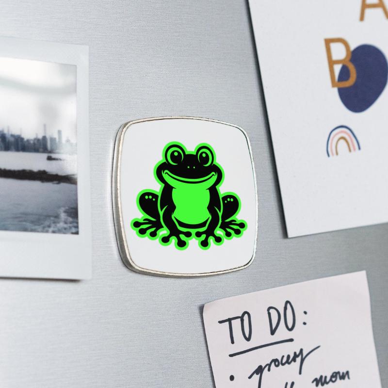 Square fridge magnet