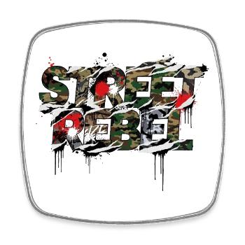 Street Rebel Tuning Scene Design - Square fridge magnet - white - Front
