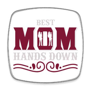 Sans conteste la meilleure maman – cadeau de la fête des mères - Magnet carré - blanc - Devant