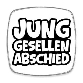 Bachelor party bachelor party - Square fridge magnet - white - Front