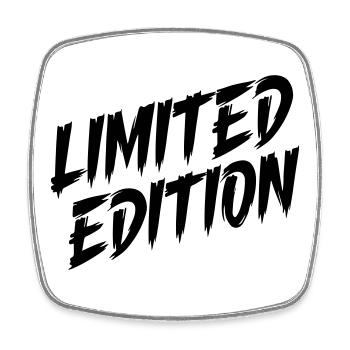 Limited Edition - Viereckiger Kühlschrankmagnet - Weiß - Vorne
