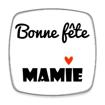 GRANNY. MAMMA. GRANDMOTHER. MOTHER'S DAY. PARTY - Square fridge magnet - white - Front