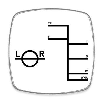 Plimsoll - Seafaring Sailing Ships Captain - Square fridge magnet - white - Front