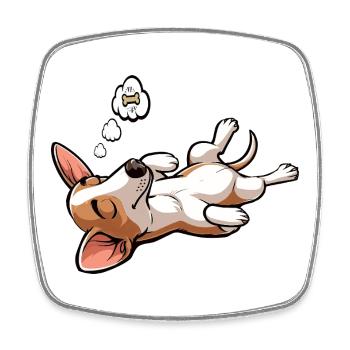 Podenco Podencos Amoureux de Podenco Podenco Propriétaires de Podenco - Magnet carré - blanc - Devant