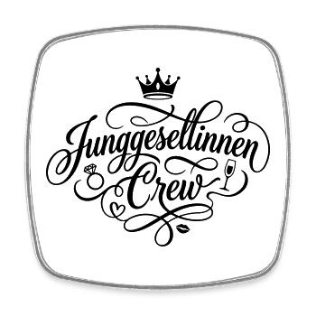 Junggesellinnenabschied Crew Jga - Viereckiger Kühlschrankmagnet - Weiß - Vorne