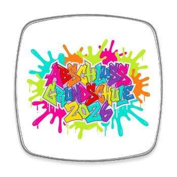Primary school graduation 2026 - Square fridge magnet - white - Front