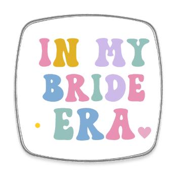 À l’époque de ma mariée mariée - Magnet carré - blanc - Devant