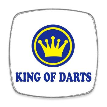 2541614 14229404 darts - Square fridge magnet - white - Front