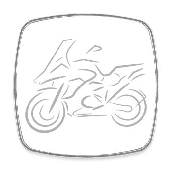 Motorrad Fahrer, Bike, Biker, 1200 - Viereckiger Kühlschrankmagnet - Weiß - Vorne
