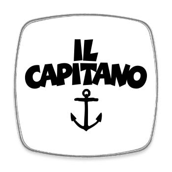 Il Capitano Anchora - Square fridge magnet - white - Front
