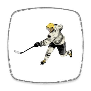 ice Hockey - Square fridge magnet - white - Front