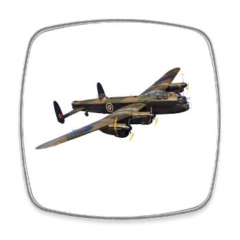 Avro Lancaster - Magnet carré - blanc - Devant