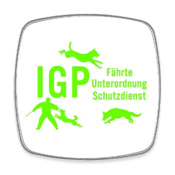 IGP Hundesport - Green - Viereckiger Kühlschrankmagnet - Weiß - Vorne