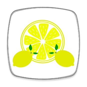 Lemon Lime Lime - Square fridge magnet - white - Front