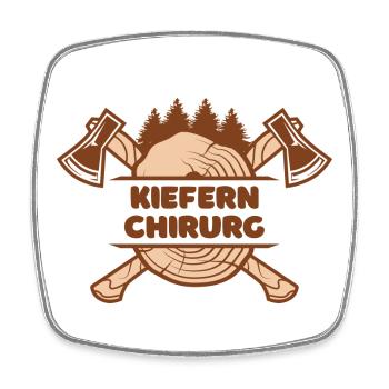 Kiefern Chirurg - Viereckiger Kühlschrankmagnet - Weiß - Vorne